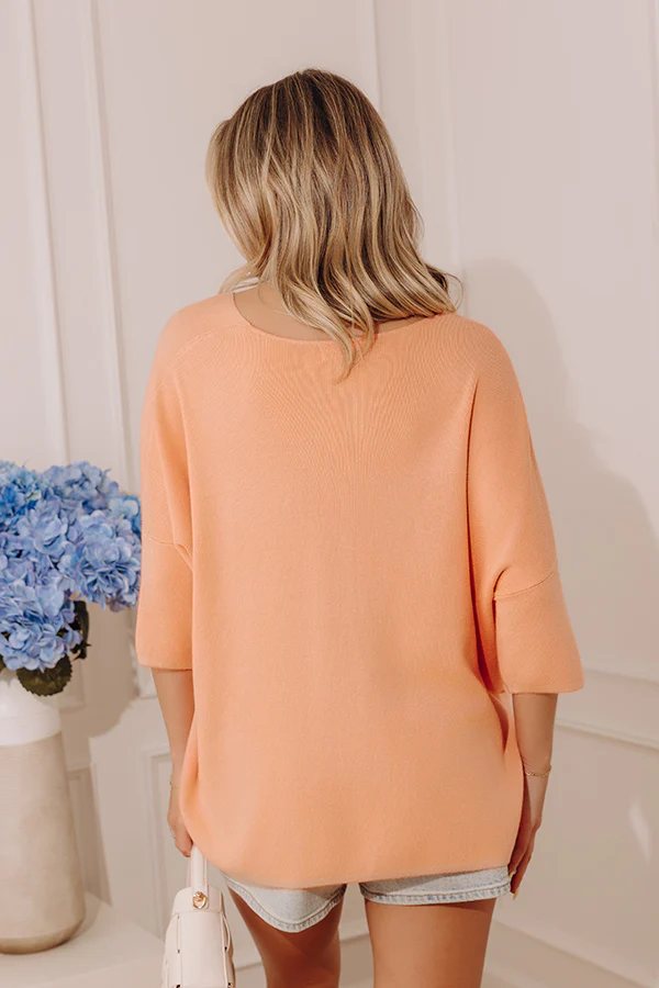 Casual Chic Shift Top in Light Coral - Image 4