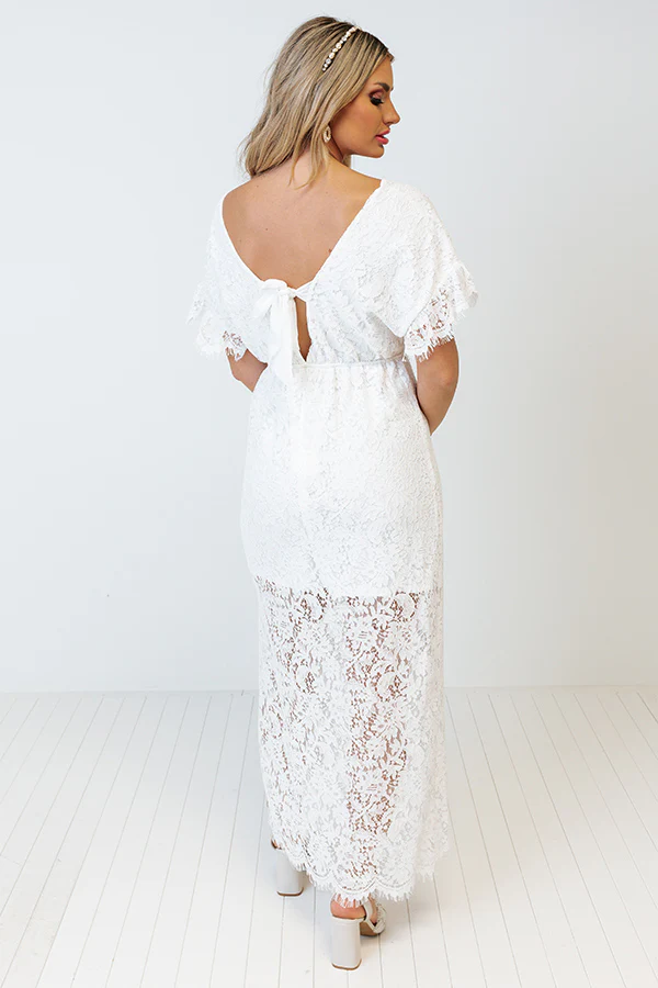 Champagne Getaway Lace Midi - Image 10