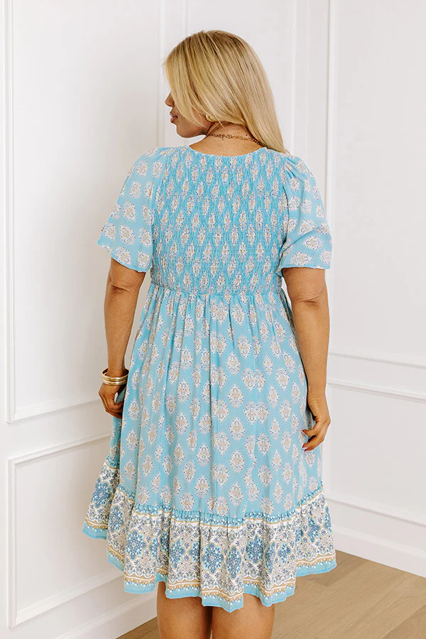 Charming Walk Smocked Midi Curves - Image 4