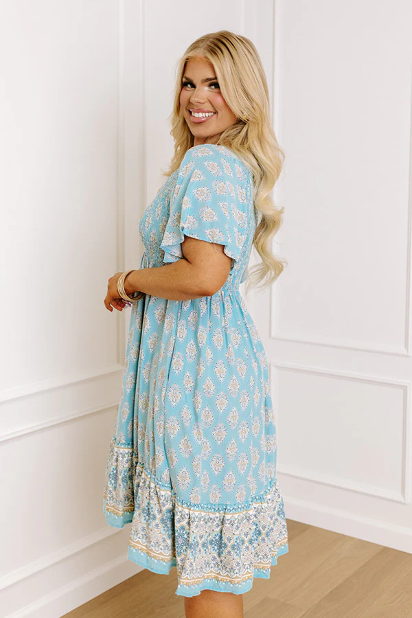 Charming Walk Smocked Midi Curves - Image 5