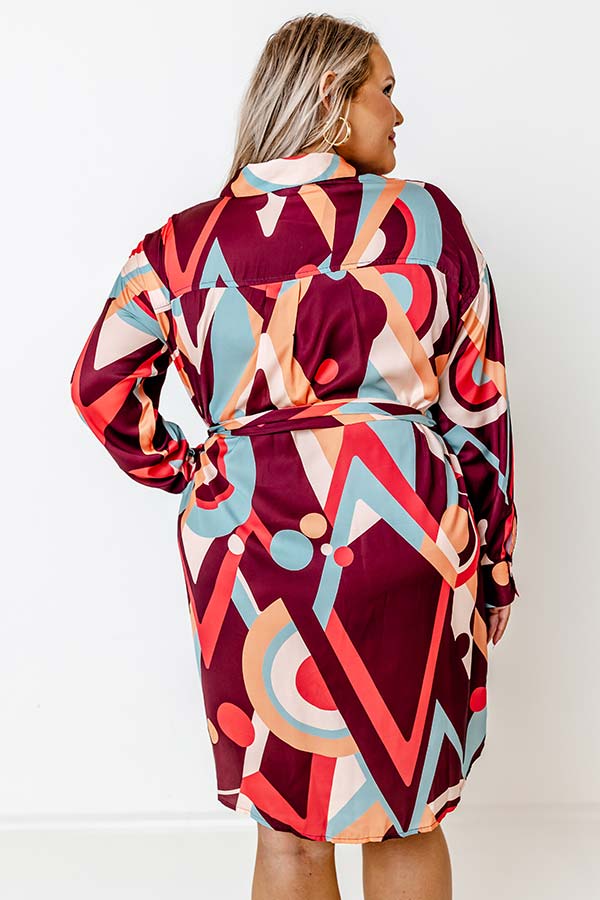 Chic Reveal Color Block Dress Curves - Image 3