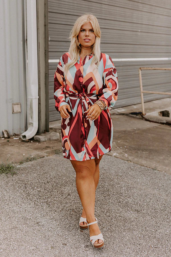 Chic Reveal Color Block Dress Curves - Image 4