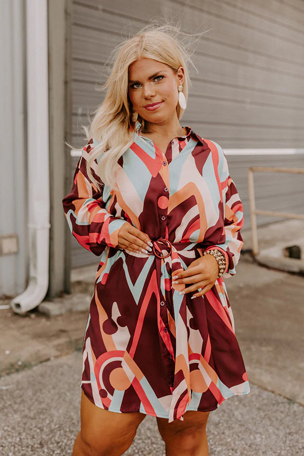 Chic Reveal Color Block Dress Curves - Image 5