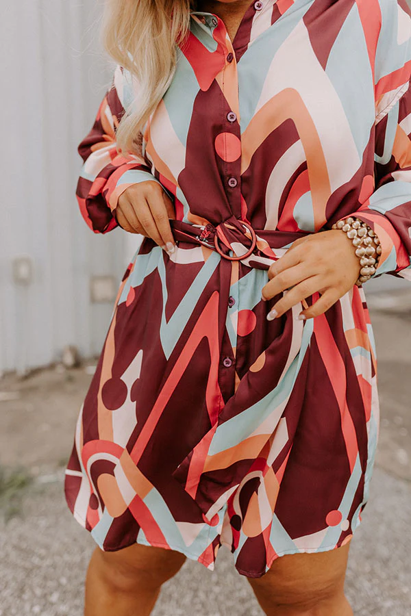 Chic Reveal Color Block Dress Curves - Image 6