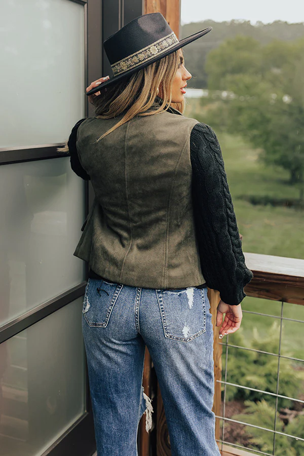 Chic State Faux Suede Jacket - Image 3