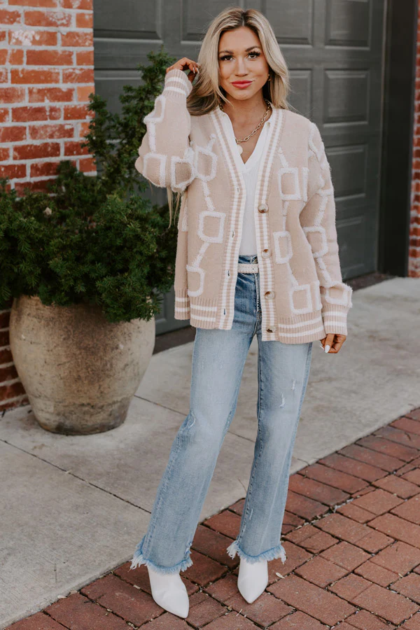 Chilly Morning Cardigan In Birch - Image 2