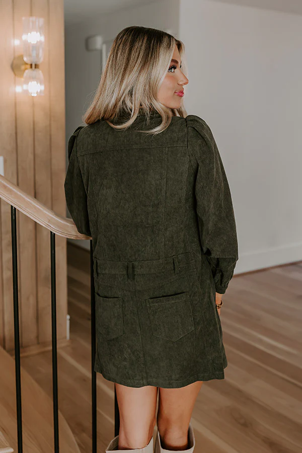 Cinnamon Lane Corduroy Mini Dress - Image 3