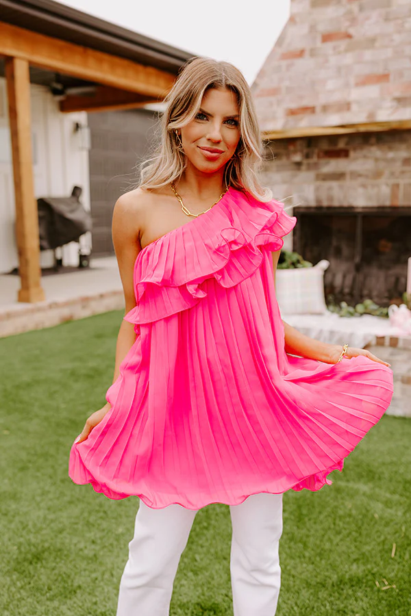 City Lights and Sights Pleated Tunic - Image 4