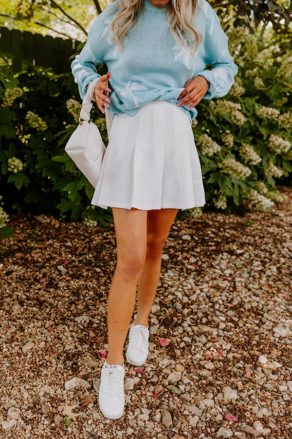 Clever Moment Skirt In Ivory - Image 5