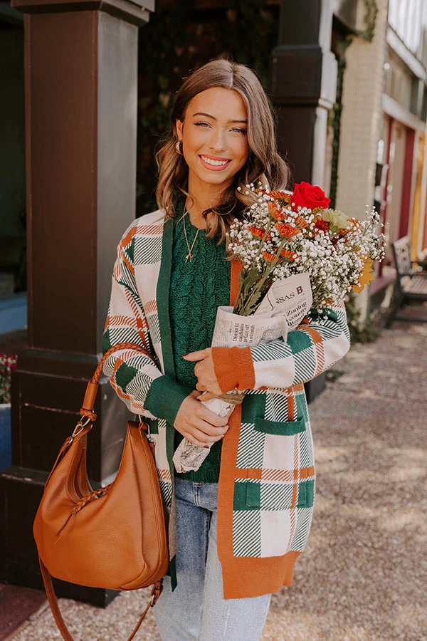 Close To Heart Plaid Cardigan - Image 2