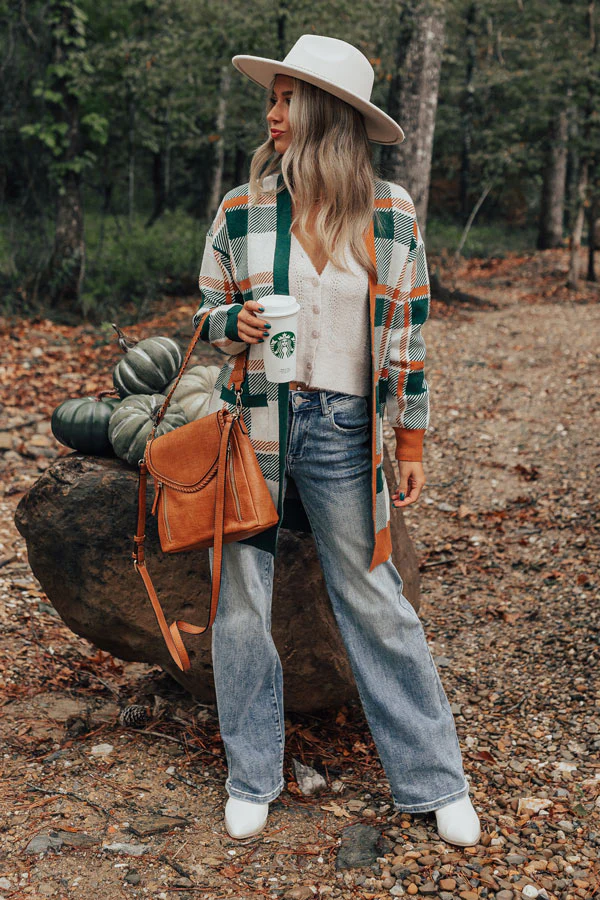 Close To Heart Plaid Cardigan - Image 6