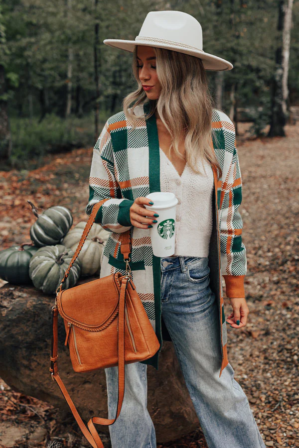 Close To Heart Plaid Cardigan - Image 7