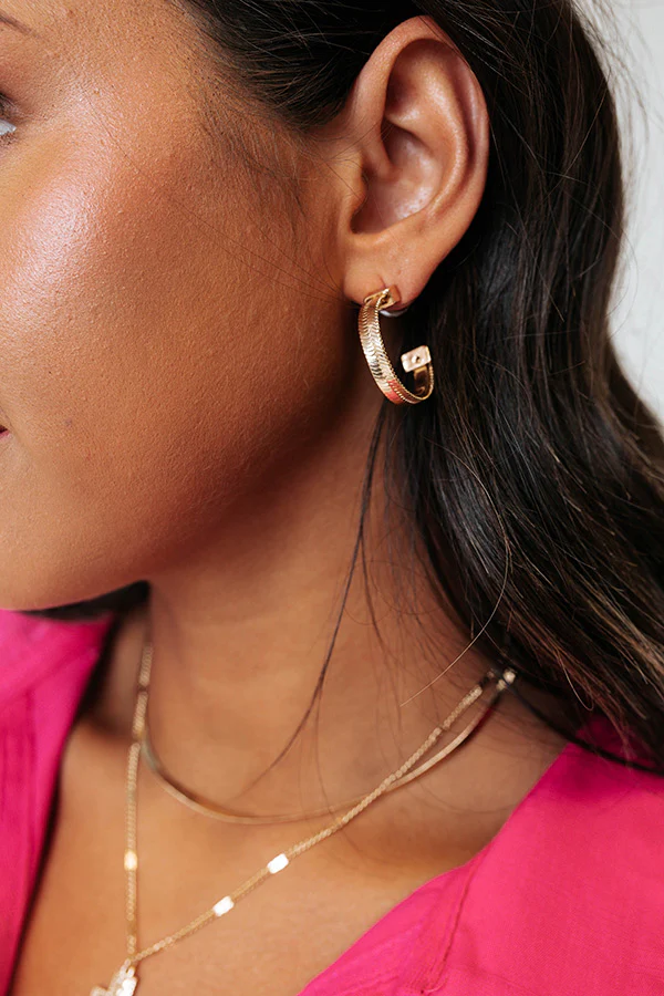 Closer Than Ever Hoop Earrings - Image 2