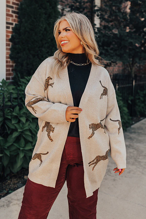 Cooler Weather Wishes Cardigan In Birch Curves - Image 5