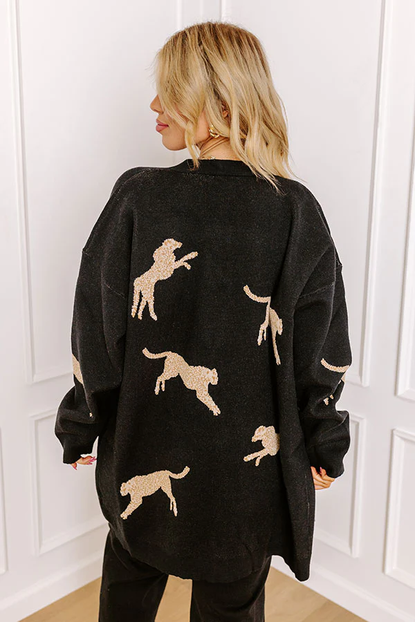 Cooler Weather Wishes Cardigan In Black Curves - Image 6