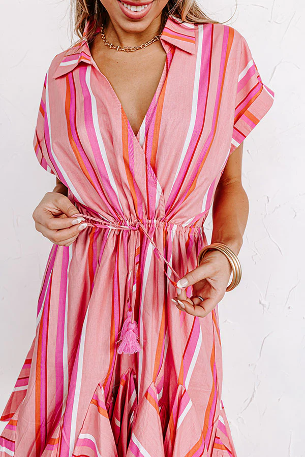 Country Club Cuteness Stripe Mini Dress - Image 3