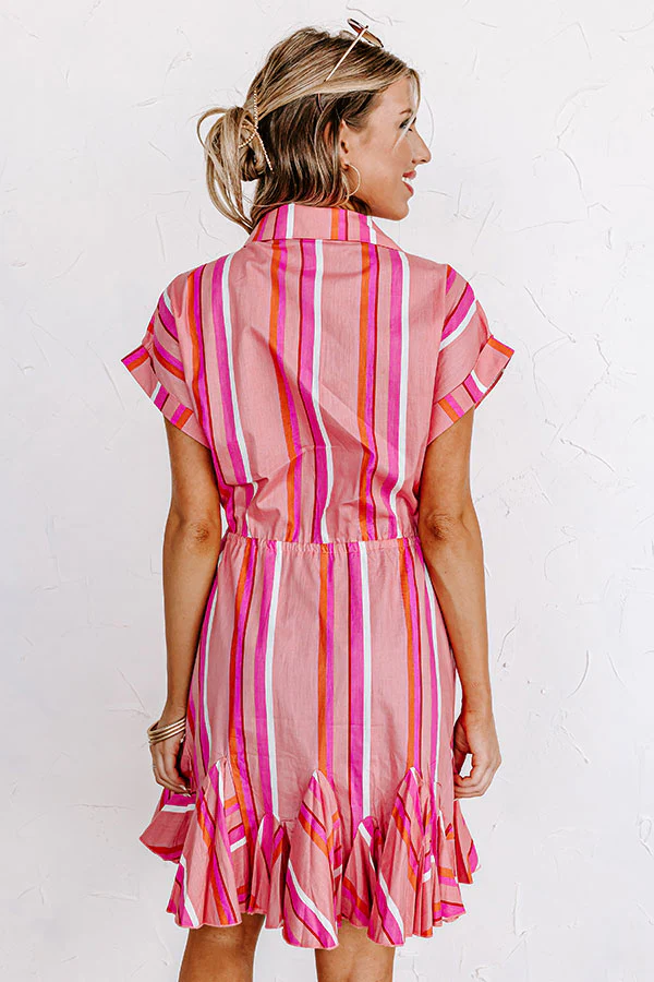 Country Club Cuteness Stripe Mini Dress - Image 4