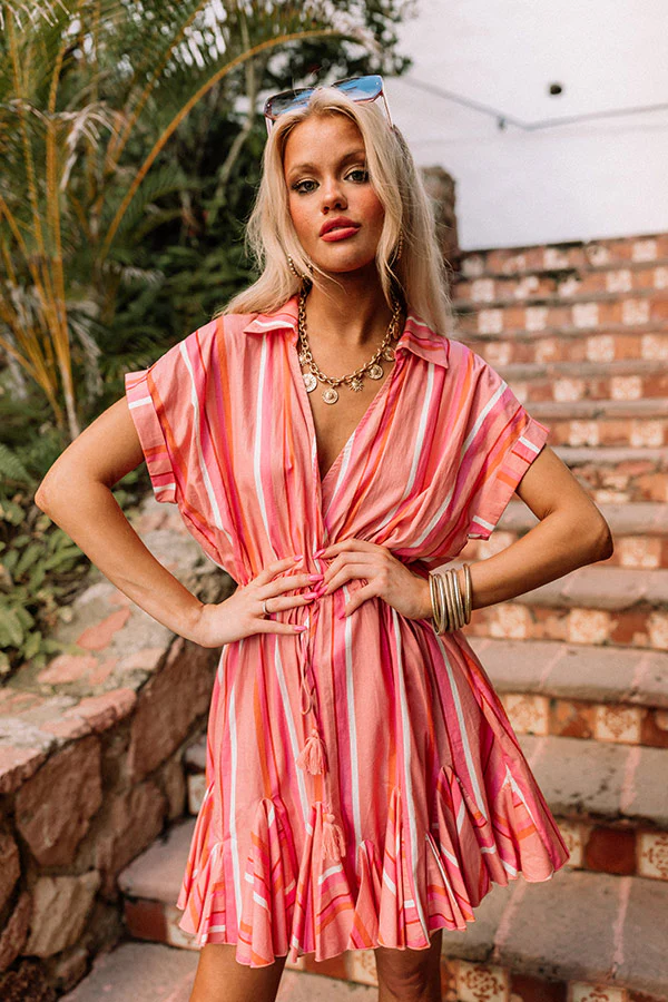 Country Club Cuteness Stripe Mini Dress - Image 5
