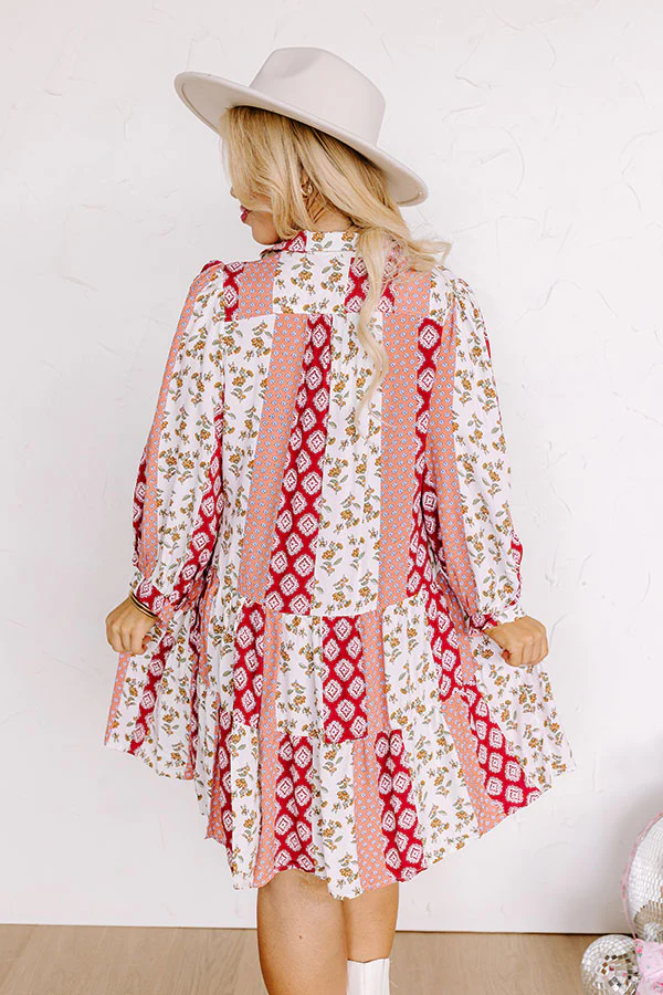 Couture Charm Floral Dress Curves - Image 4