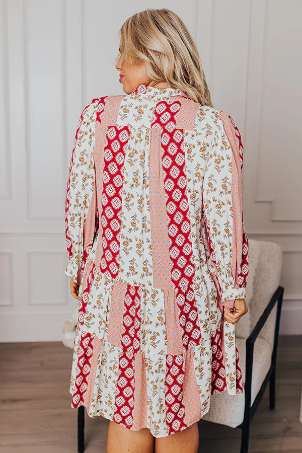 Couture Charm Floral Dress Curves - Image 6