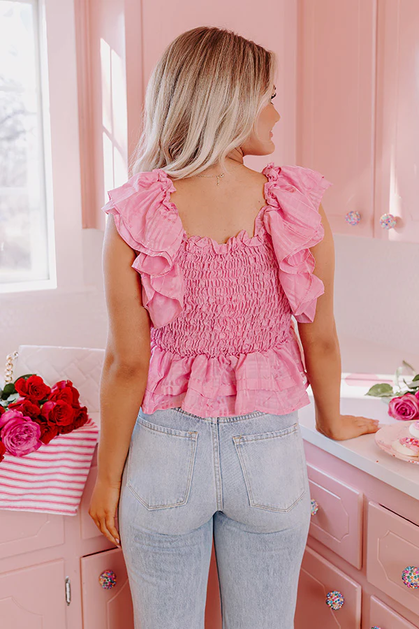 Covington Kisses Smocked Top - Image 3