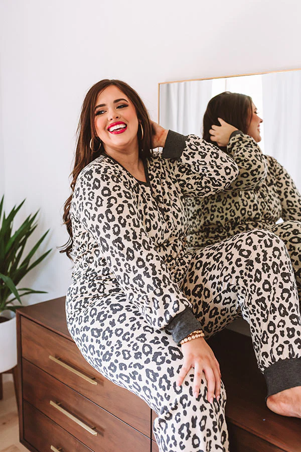 Cozier Now Leopard Top In Cream Curves - Image 4
