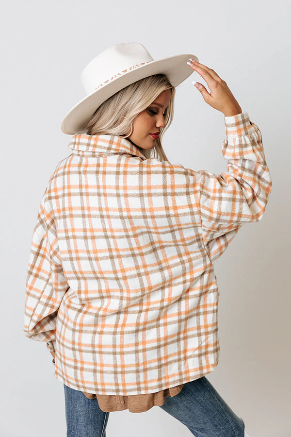 Cozy Aura Plaid Jacket - Image 9