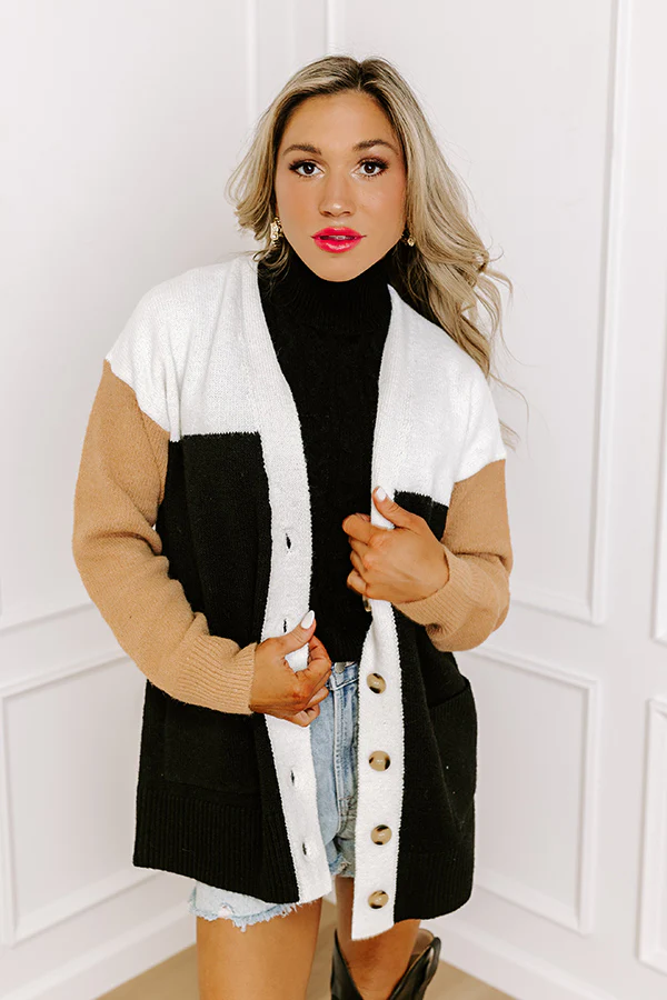 Cozy Darling Colorblock Cardigan - Image 3