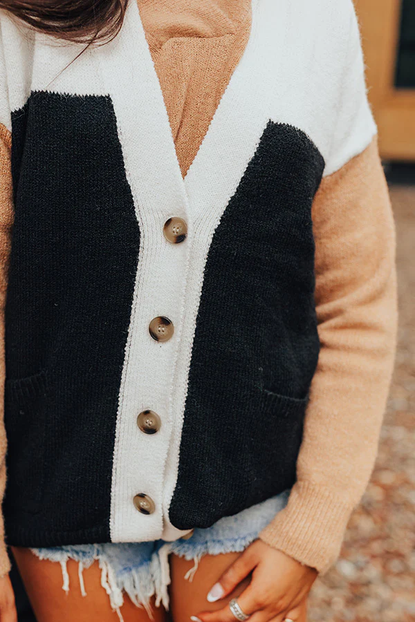 Cozy Darling Colorblock Cardigan - Image 5