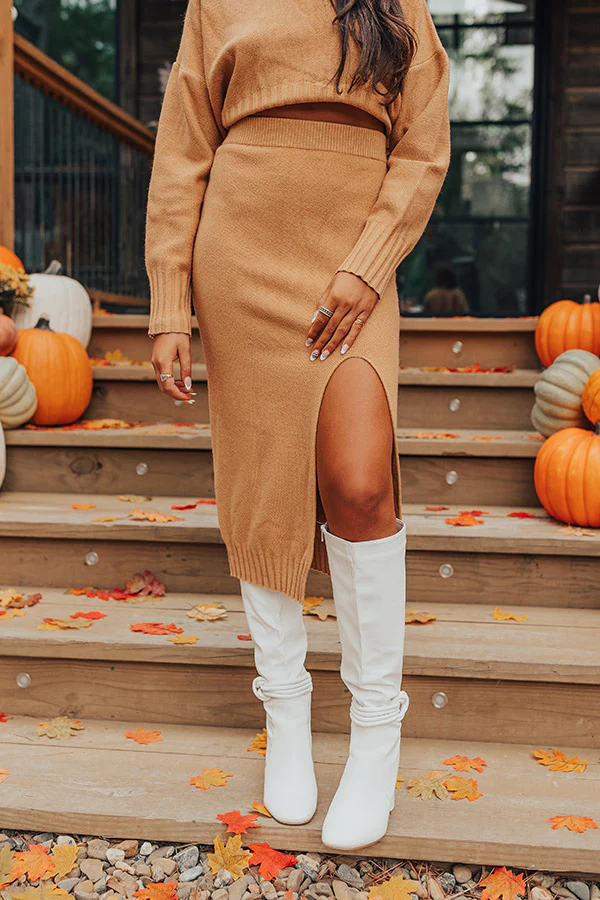 Cozy Outing Knit Skirt - Image 5