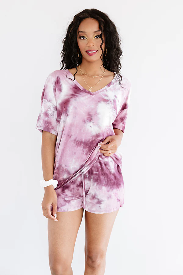Cozy Snapshot Tie Dye Shift Tee - Image 3