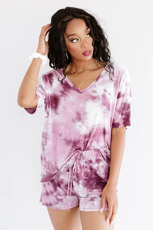 Cozy Snapshot Tie Dye Shift Tee - Image 4