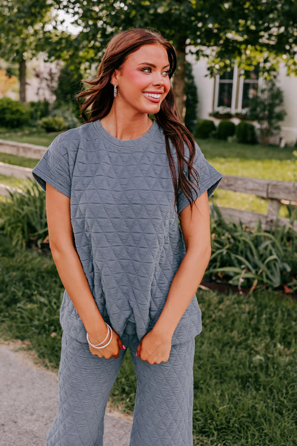 Creekside Cabin Shift Top In Slate - Image 4