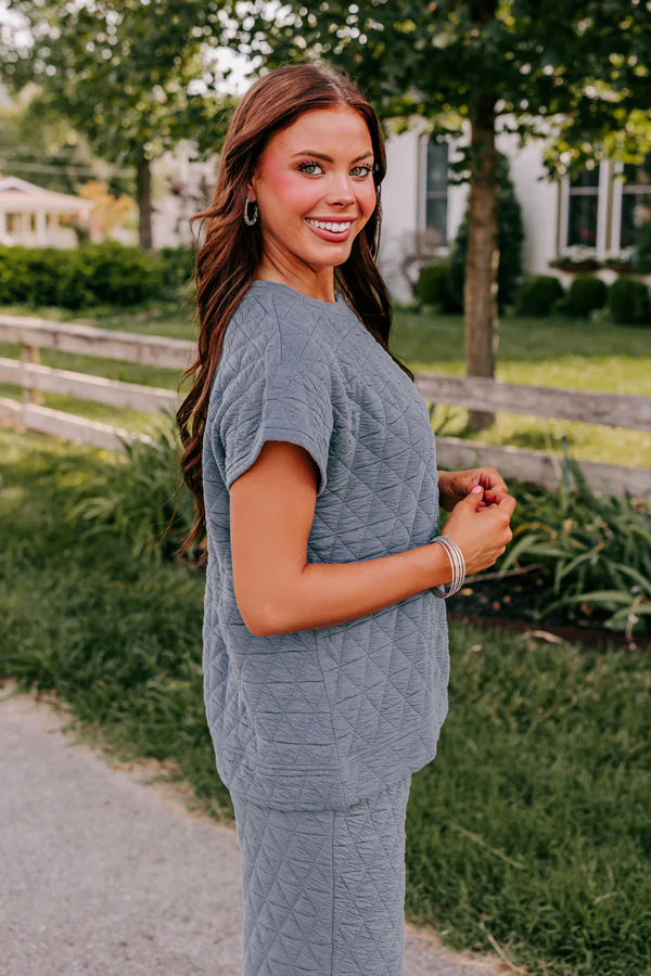 Creekside Cabin Shift Top In Slate - Image 5