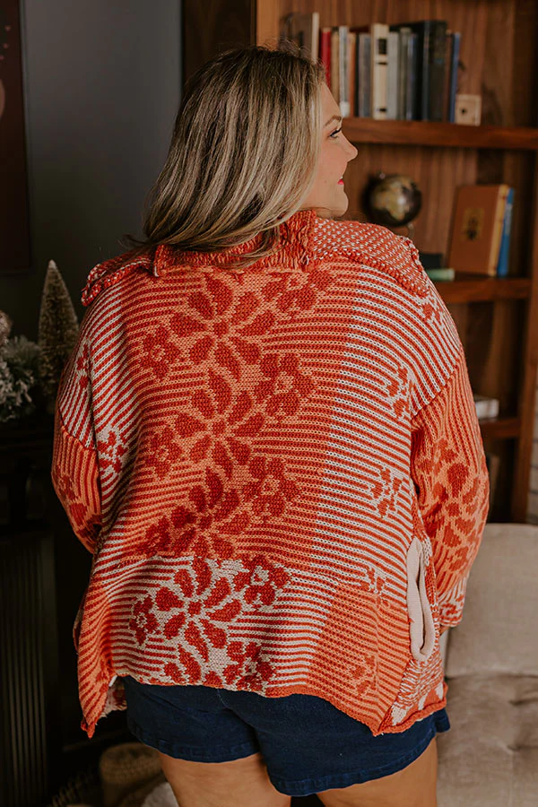 Crisp Fall Knit Cardigan Curves - Image 4