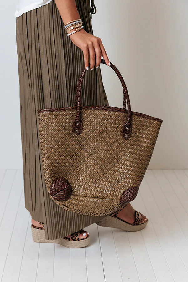 Crystal Cove Woven Tote - Image 3