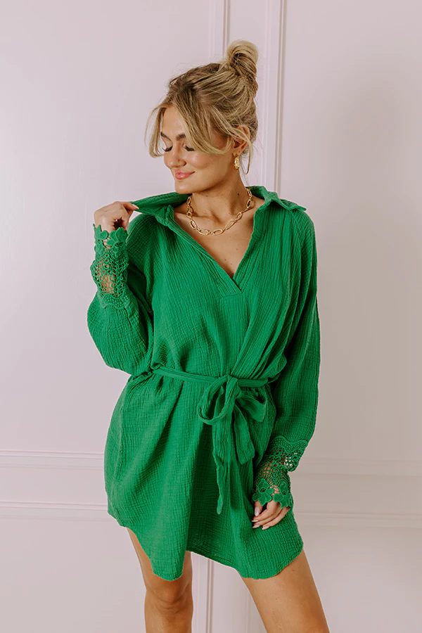 20-79 Cue The Calm Shift Dress - Image 2