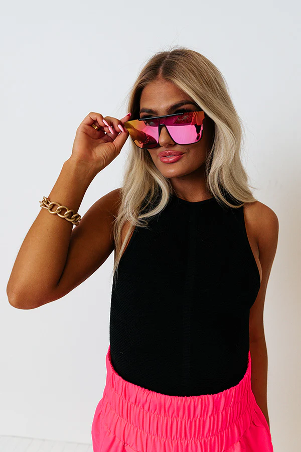 Cut It Out Crop Top In Black - Image 11