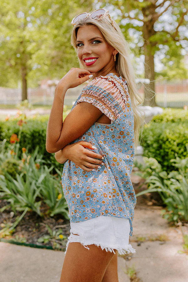 Cute And Coasting Floral Shift Top - Image 4