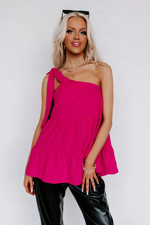 Dancing In Brooklyn One Shoulder Top - Image 3