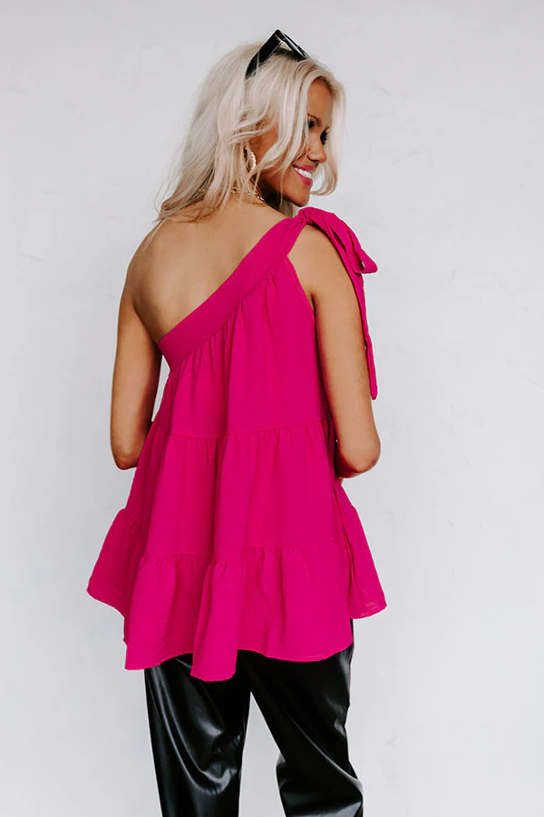 Dancing In Brooklyn One Shoulder Top - Image 5