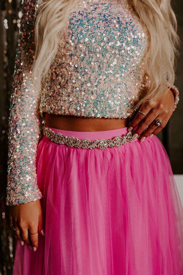 Dare To Dazzle Embellished Ribbon Belt/Headband - Image 3