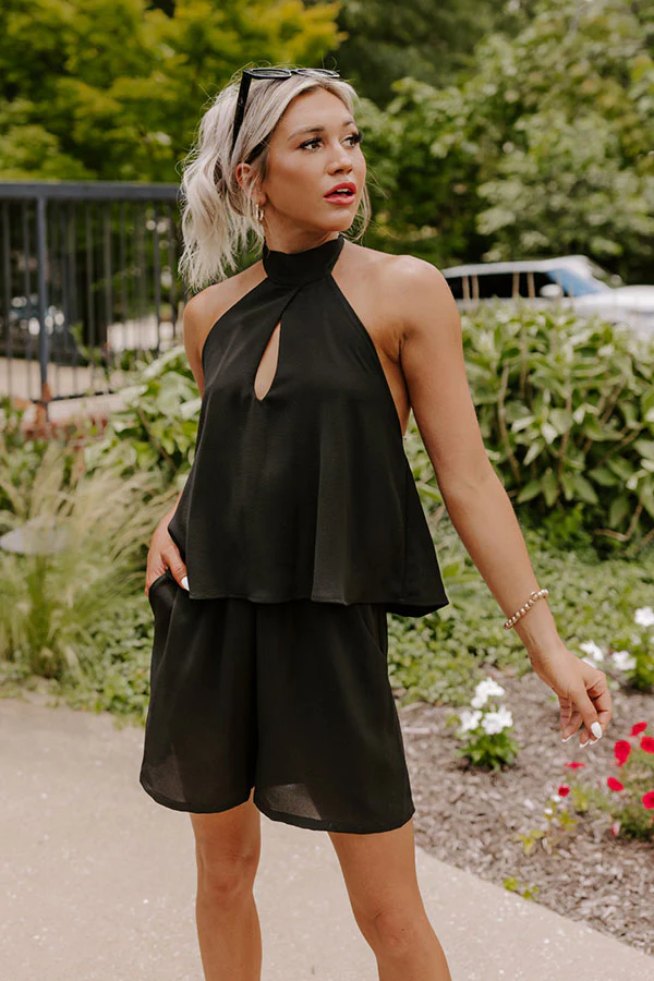 Dare To Indulge Romper In Black - Image 5