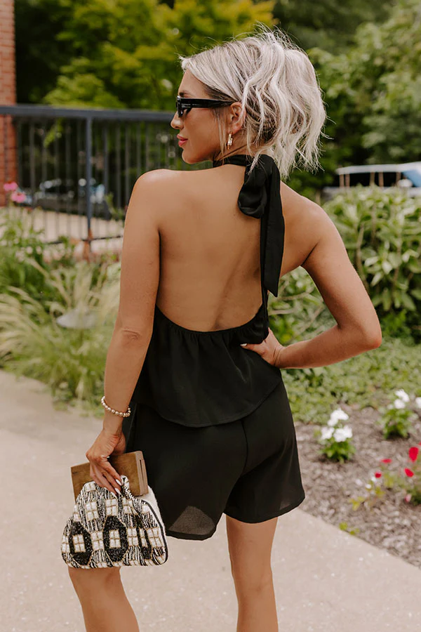 Dare To Indulge Romper In Black - Image 7