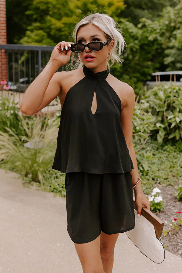 Dare To Indulge Romper In Black - Image 8