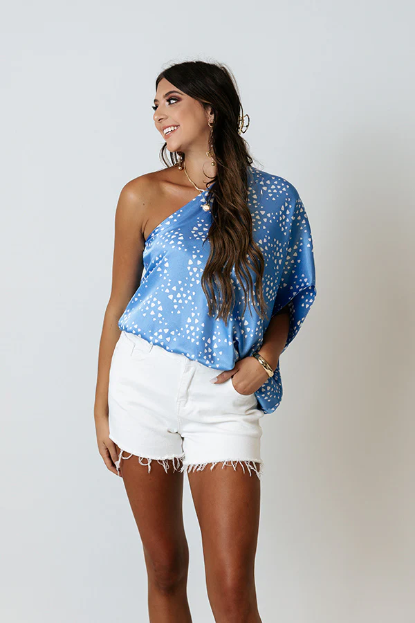 Definitely Dreamy Shift Top In Sky Blue - Image 6