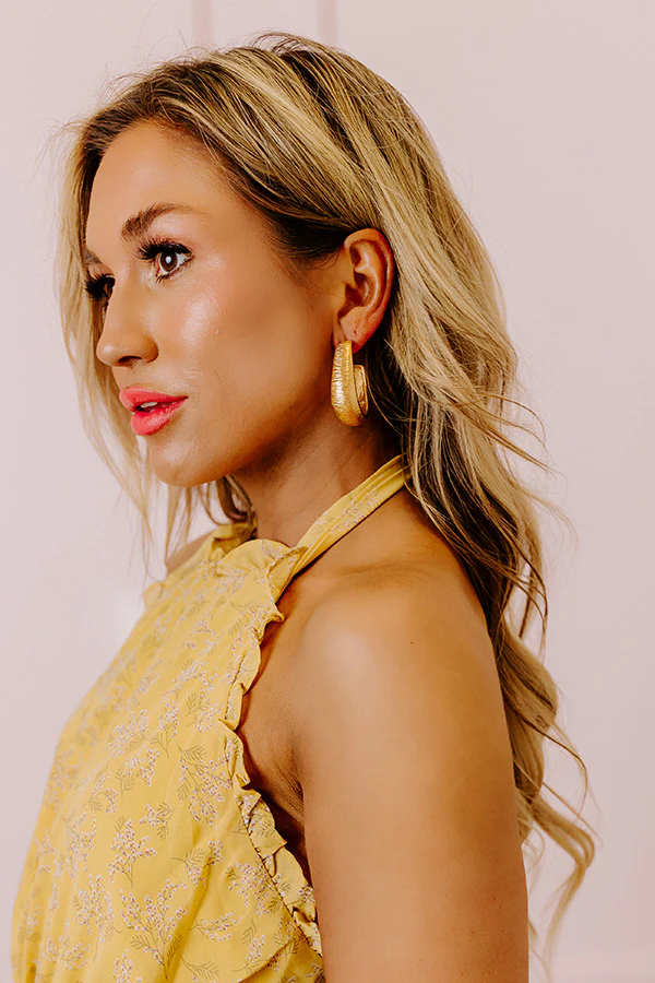 Desirable Destination Hoop Earrings - Image 3