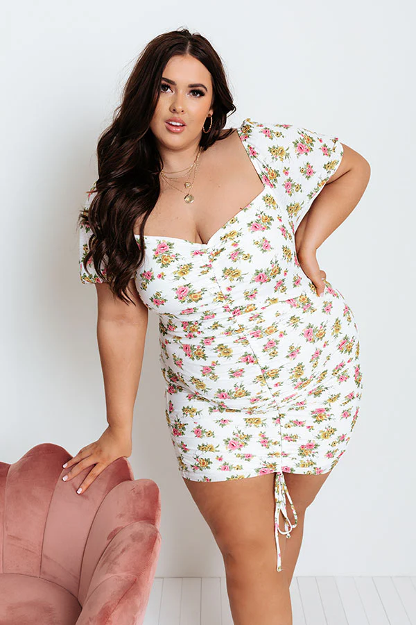 Divine Love Ruched Dress Curves - Image 6