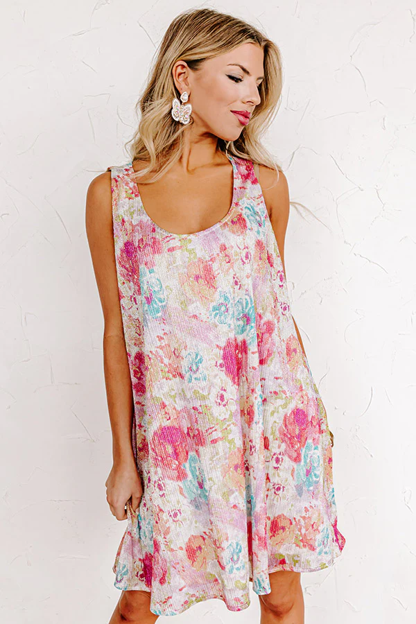 Double Date Shift Dress In Pink - Image 3
