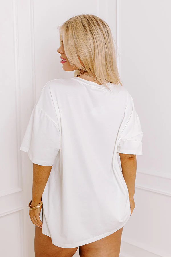 Dreamer World Tour Graphic Tee In White Curves - Image 6